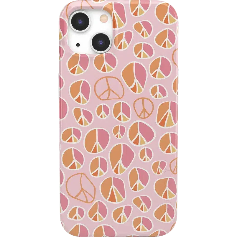 Peace Out | Groovy Peace Sign Case iPhone Case get.casely Classic + MagSafe® iPhone 13 