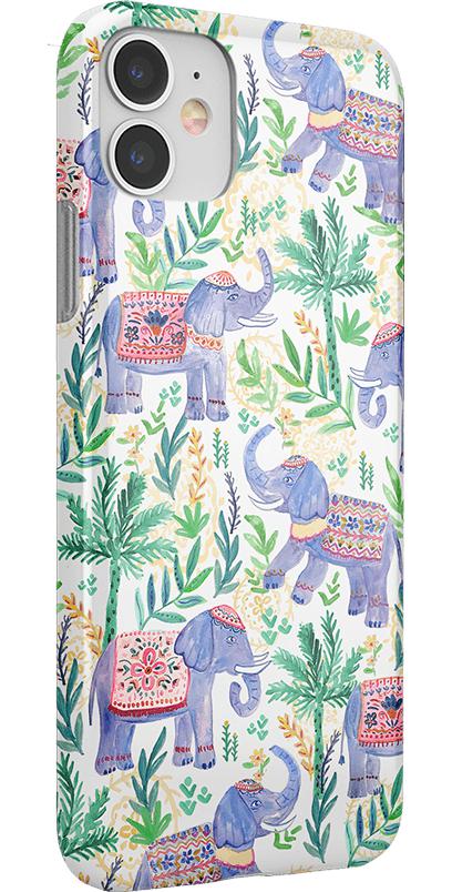 Pastel Gardens | Watercolor Elephant Floral Case