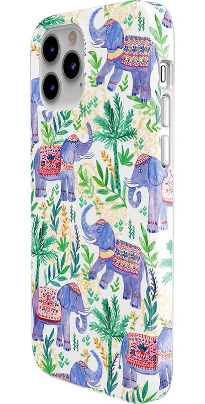 Pastel Gardens | Watercolor Elephant Floral Case