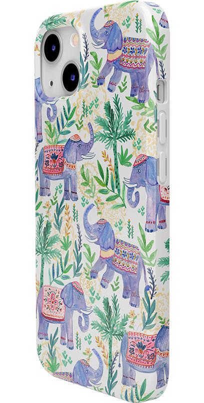 Pastel Gardens | Watercolor Elephant Floral Case