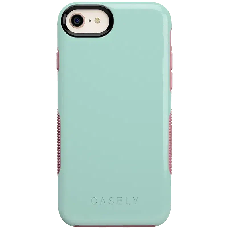 Mint Green on Pink | Ultra-Protective Bold Case