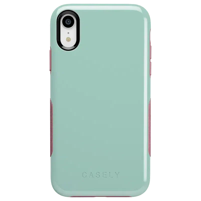 Mint Green on Pink | Ultra-Protective Bold Case