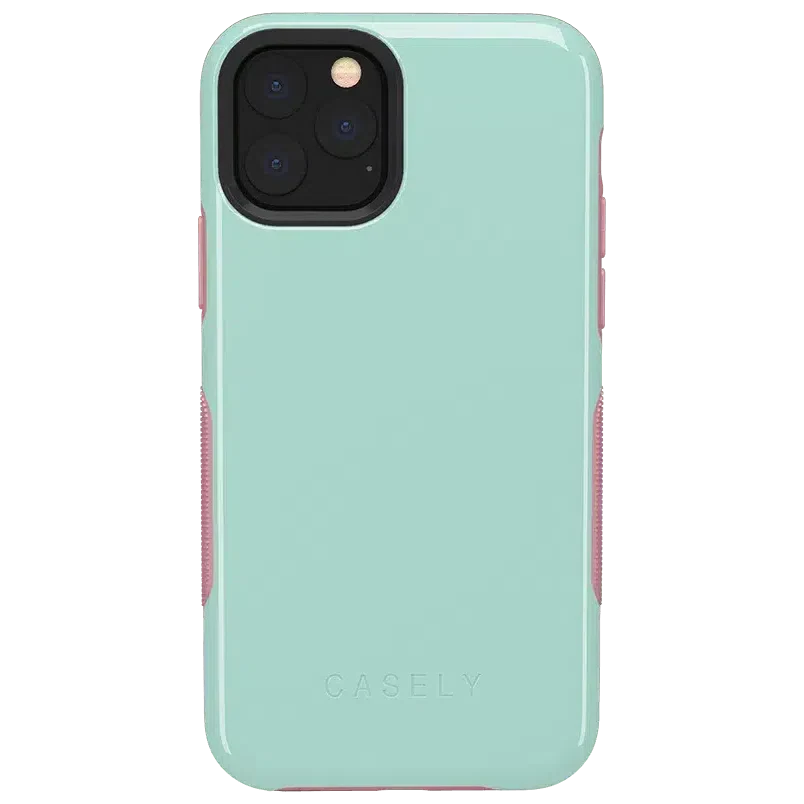 Mint Green on Pink | Ultra-Protective Bold Case