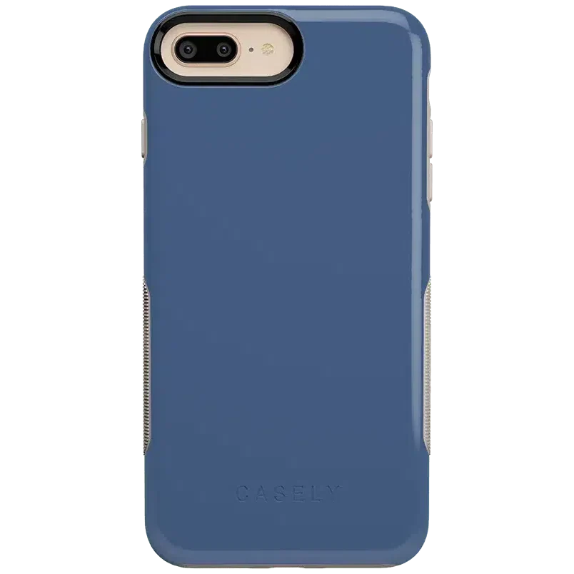 Steel Blue on Nude | Ultra-Protective Bold Case