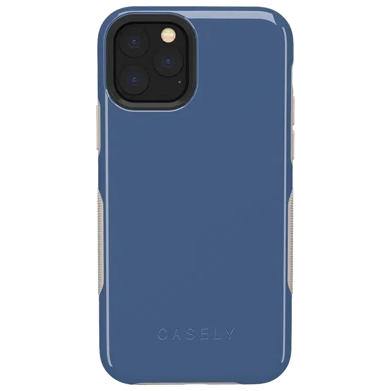 Steel Blue on Nude | Ultra-Protective Bold Case