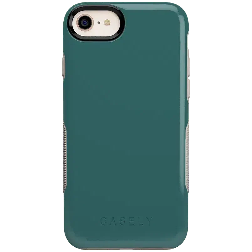 Deep Teal on Nude | Ultra-Protective Bold Case iPhone Case get.casely Bold iPhone 6/7/8 