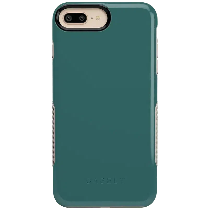 Deep Teal on Nude | Ultra-Protective Bold Case