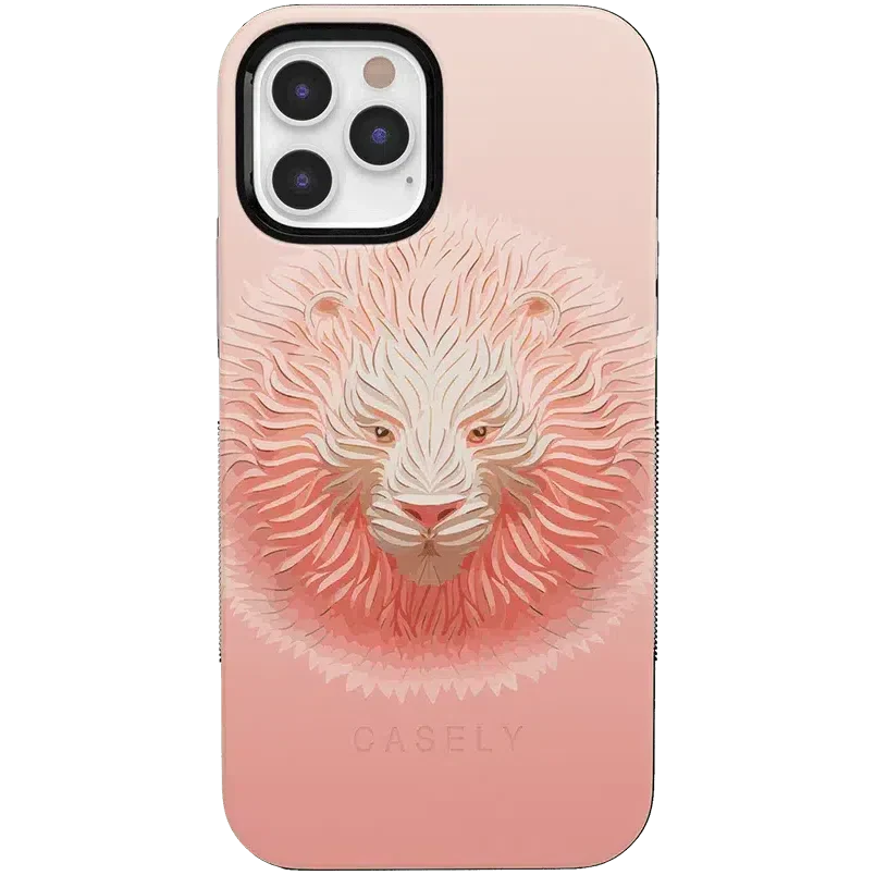 Hear Me Roar | Blush Lion Case iPhone Case get.casely Bold iPhone 11 Pro Max 