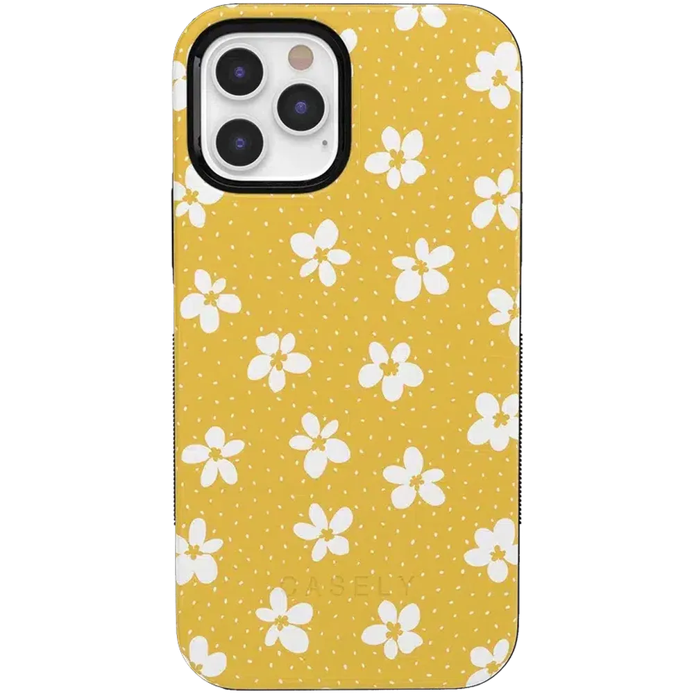Flower My World | Yellow Floral Case iPhone Case get.casely Bold iPhone 12 Pro 