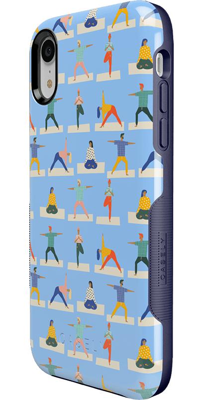 Go with the Flow | Light Blue Yoga Case