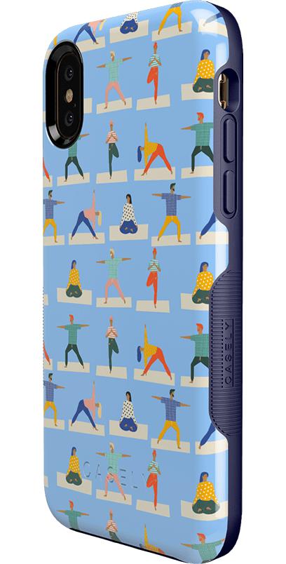 Go with the Flow | Light Blue Yoga Case