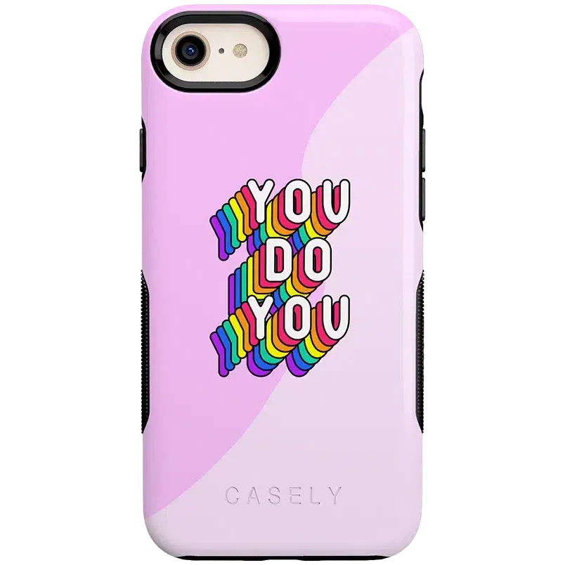 YOU DO YOU | Purple Print iPhone Case iPhone Case get.casely Bold iPhone 6/7/8 