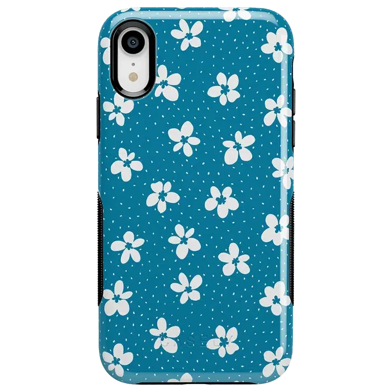 Flower My World | Ocean Blue Floral Case