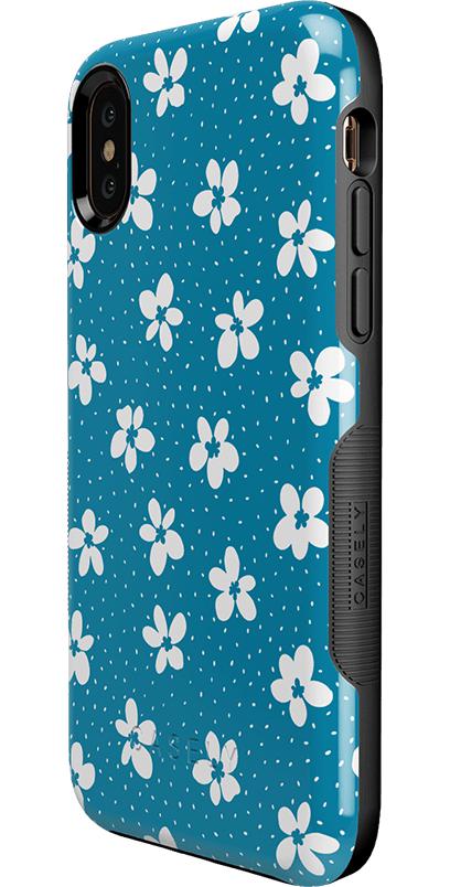 Flower My World | Ocean Blue Floral Case