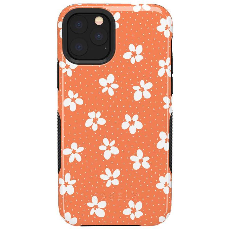 Flower My World | Burnt Orange Floral Case iPhone Case get.casely Bold iPhone 11 Pro 