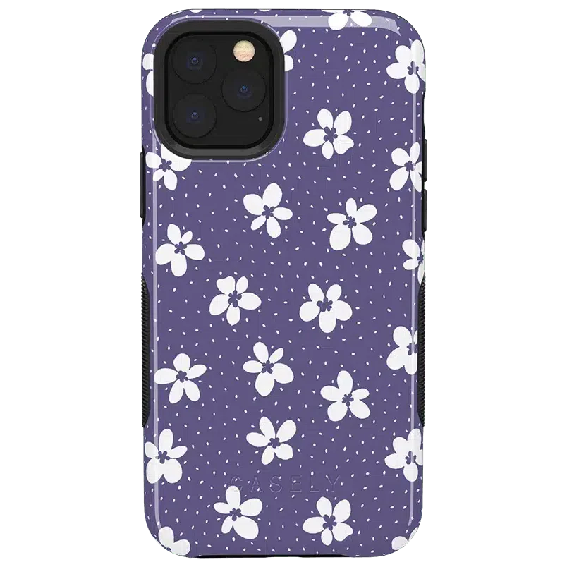 Flower My World | Purple Mauve Floral Case iPhone Case get.casely Bold iPhone 11 Pro 