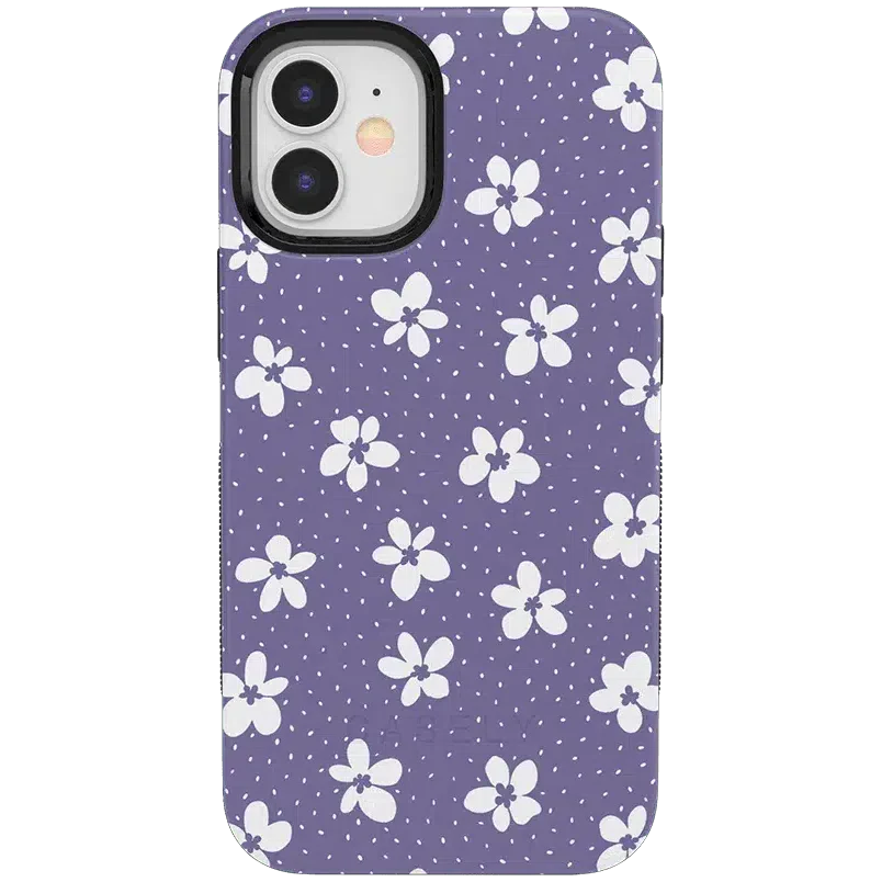 Flower My World | Purple Mauve Floral Case iPhone Case get.casely Bold iPhone 12 