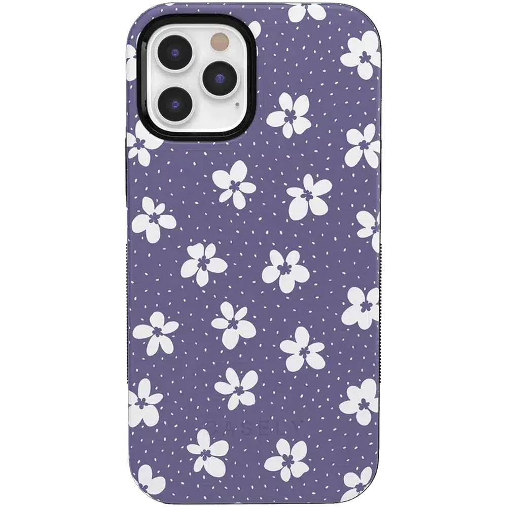 Flower My World | Purple Mauve Floral Case iPhone Case get.casely Bold iPhone 12 Pro 