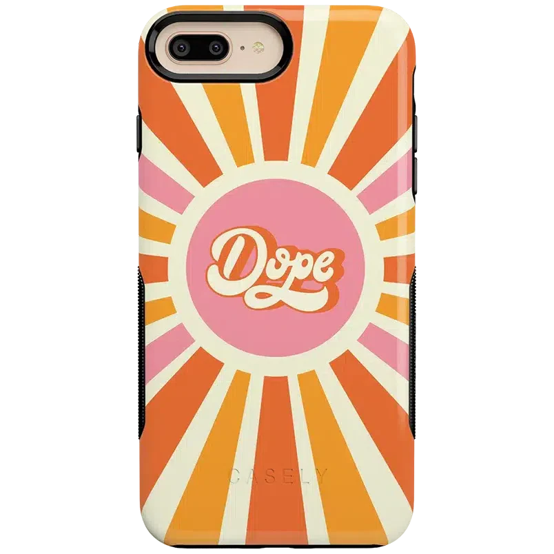 You're Dope | Retro Colorblock Case iPhone Case get.casely Bold iPhone 6/7/8 Plus 