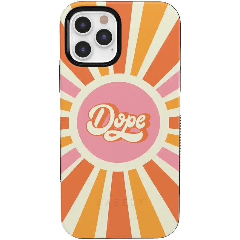 You're Dope | Retro Colorblock Case iPhone Case get.casely Bold iPhone 12 Pro Max 