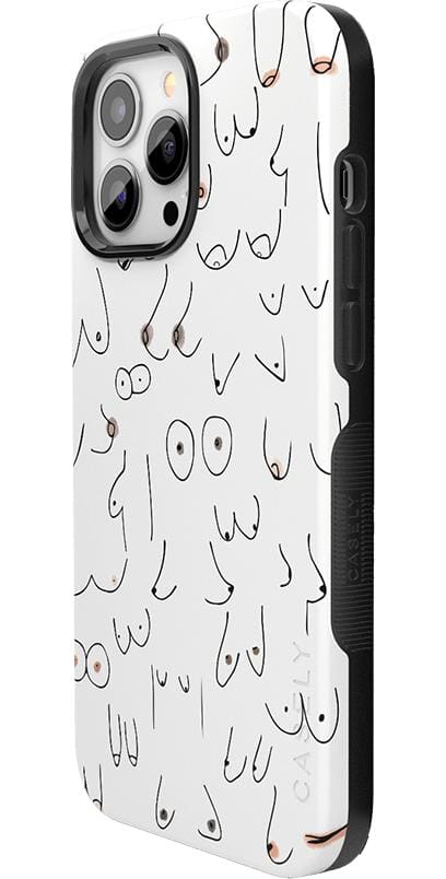 I'm With Her | Black & White Boobs Case