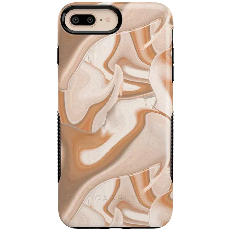 Caramel Delight | Marble Swirl Case iPhone Case get.casely Bold iPhone 6/7/8 Plus 