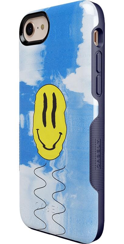 On Cloud Nine | Glitch Smiley Face Case