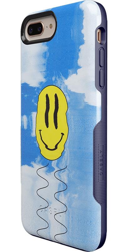 On Cloud Nine | Glitch Smiley Face Case