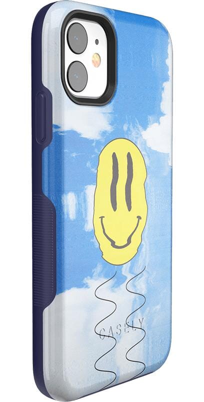 On Cloud Nine | Glitch Smiley Face Case