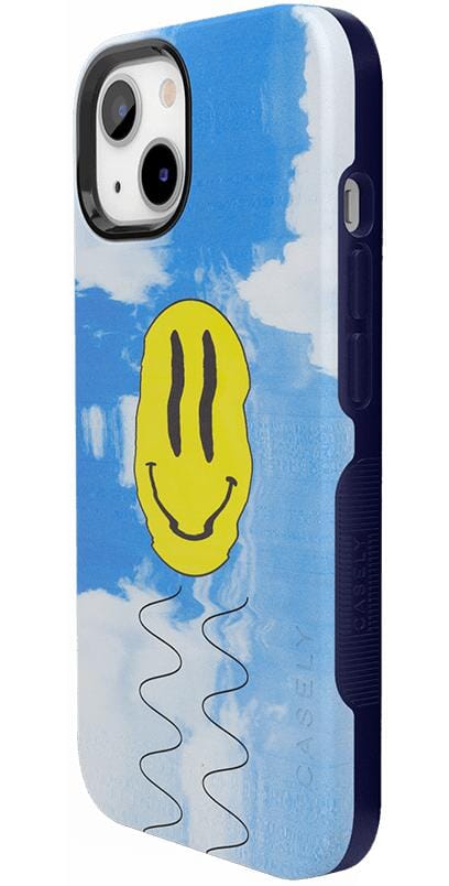 On Cloud Nine | Glitch Smiley Face Case