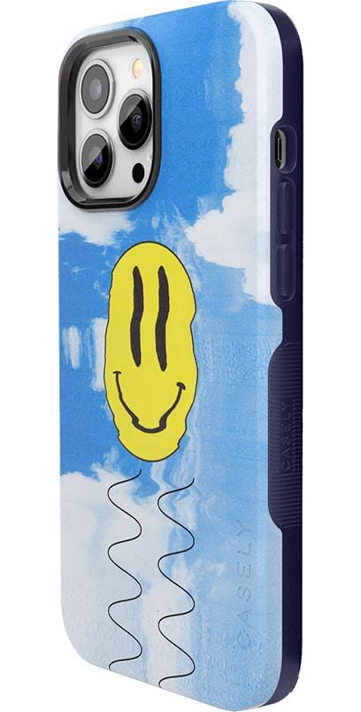 On Cloud Nine | Glitch Smiley Face Case