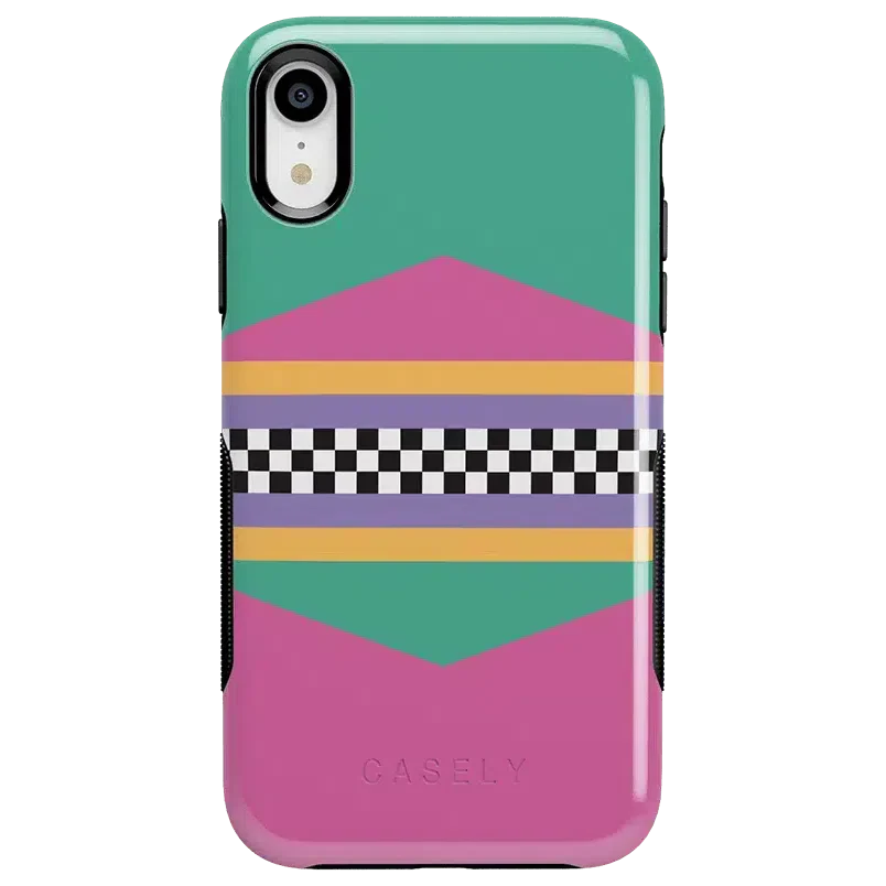 Rad Dad | 80's Colorblock Case iPhone Case get.casely Bold iPhone XR 