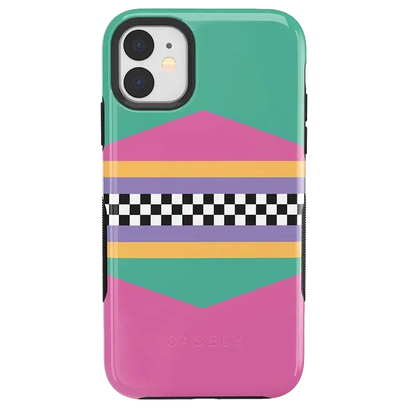 Rad Dad | 80's Colorblock Case iPhone Case get.casely Bold iPhone 11 