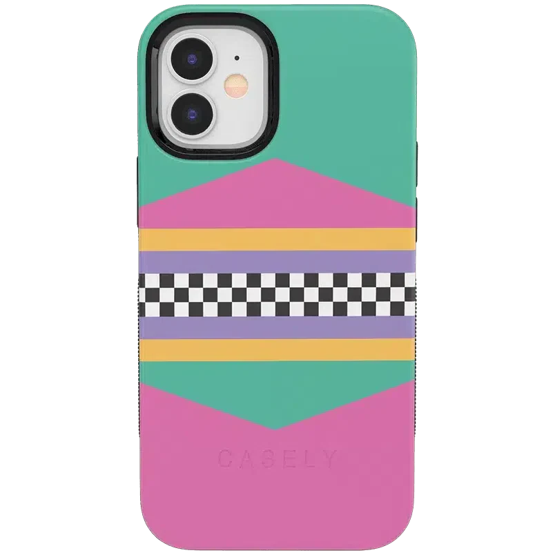 Rad Dad | 80's Colorblock Case iPhone Case get.casely Bold + MagSafe® iPhone 12 