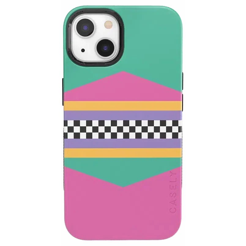Rad Dad | 80's Colorblock Case iPhone Case get.casely Bold + MagSafe® iPhone 13 