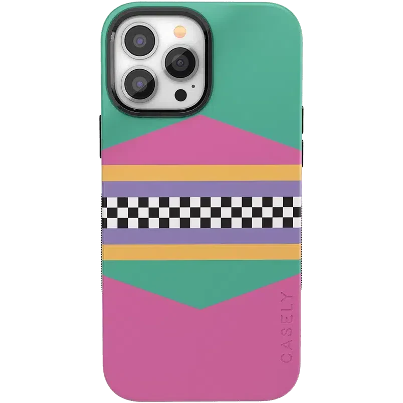 Rad Dad | 80's Colorblock Case iPhone Case get.casely Bold + MagSafe® iPhone 13 Pro Max 