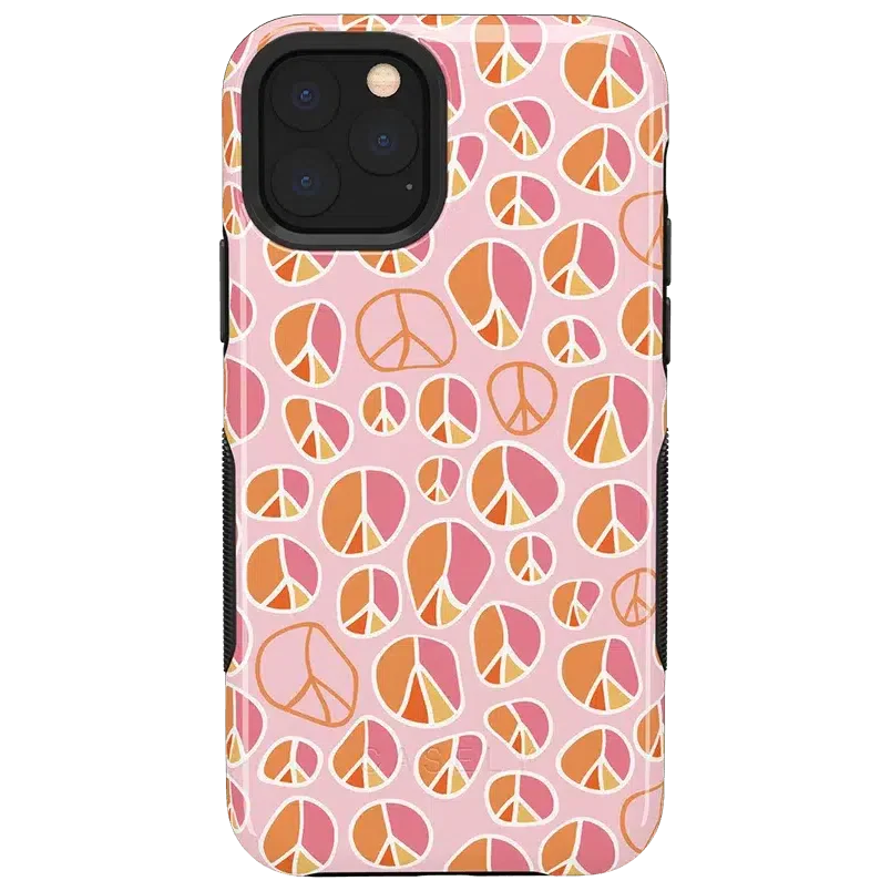 Peace Out | Groovy Peace Sign Case iPhone Case get.casely Bold iPhone 11 Pro Max 