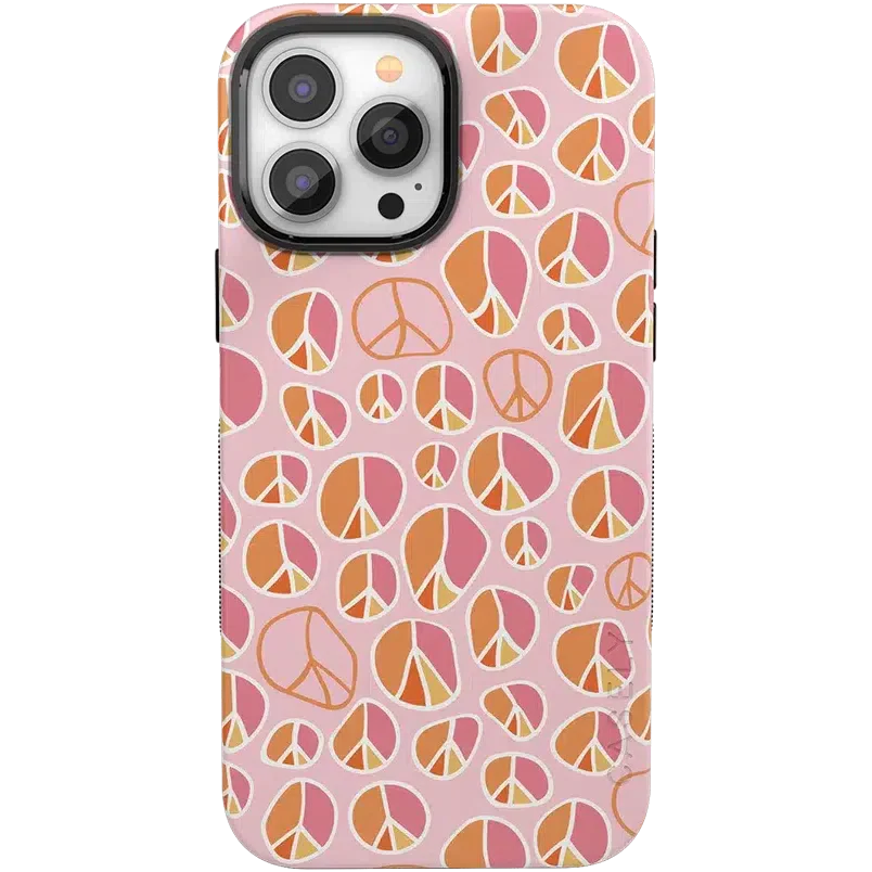 Peace Out | Groovy Peace Sign Case iPhone Case get.casely Bold + MagSafe® iPhone 13 Pro Max 