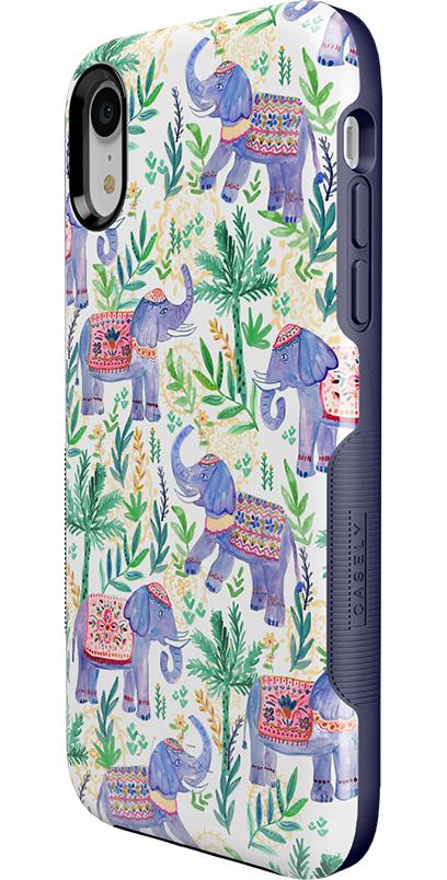 Pastel Gardens | Watercolor Elephant Floral Case