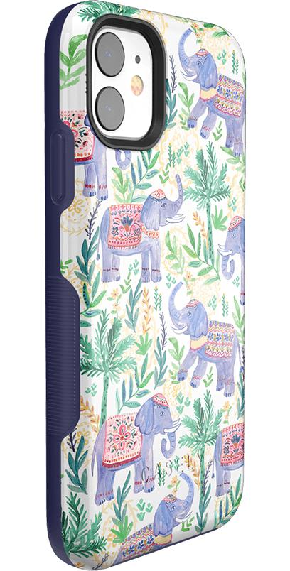 Pastel Gardens | Watercolor Elephant Floral Case
