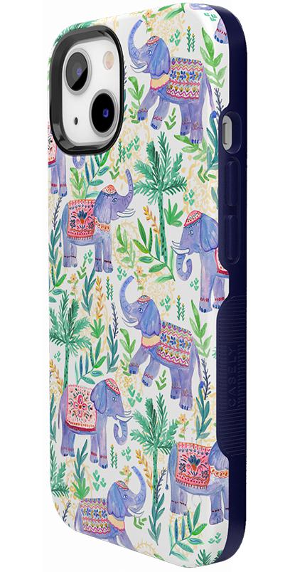 Pastel Gardens | Watercolor Elephant Floral Case
