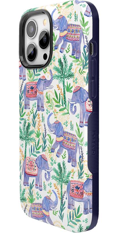 Pastel Gardens | Watercolor Elephant Floral Case