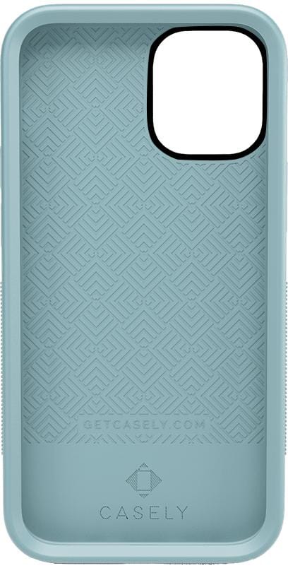 Totally Groovy | Teal Rainbow Stripes Color Block Case