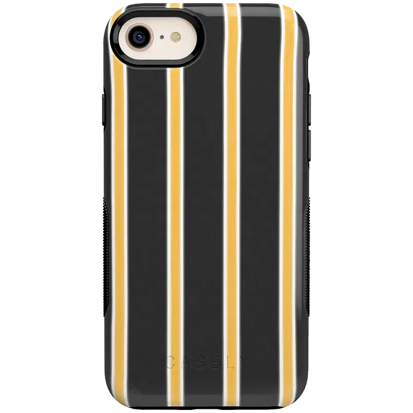 Fine Lines | Mustard Yellow Pinstripe iPhone Case iPhone Case get.casely Bold iPhone 6/7/8 