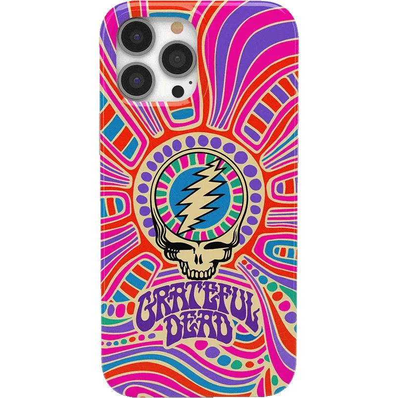Art of Chaos | Grateful Dead Skull Case iPhone Case get.casely Classic + MagSafe® iPhone 13 Pro Max 