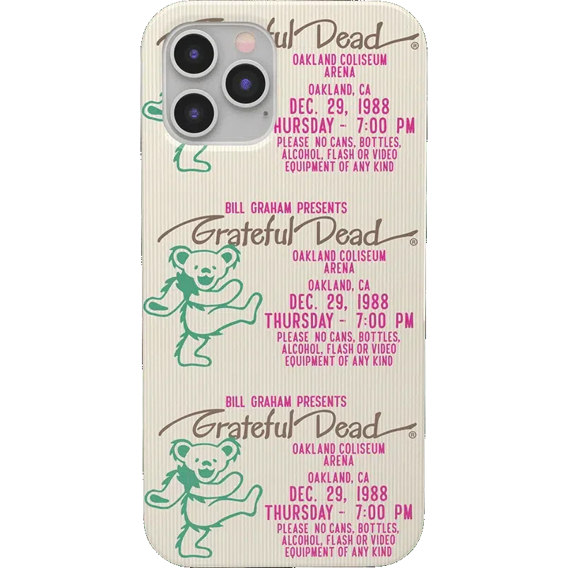 Miracle Ticket | Grateful Dead Vintage Case iPhone Case get.casely Classic iPhone 12 Pro Max 