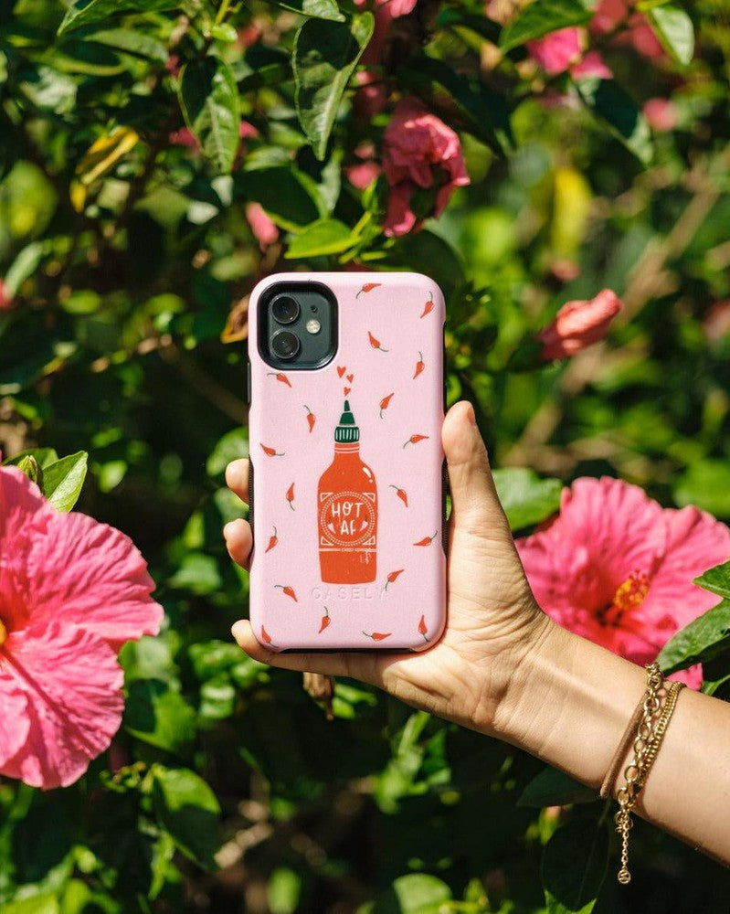 Spicy AF | Pink Chili Hot Sauce Case