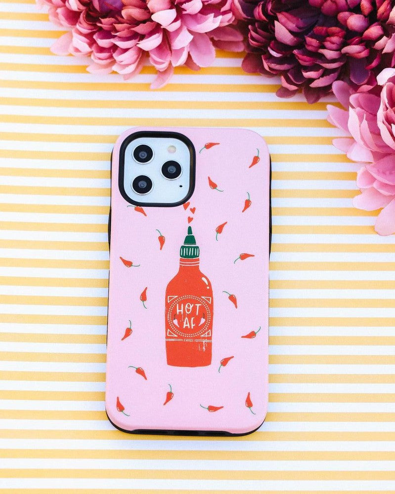Spicy AF | Pink Chili Hot Sauce Case