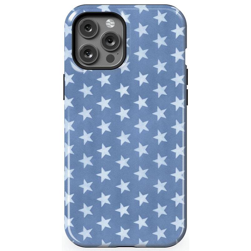 Coastal Blues | Denim Stars Case Phone Case Casetry Essential + MagSafe® iPhone 12 Pro Max