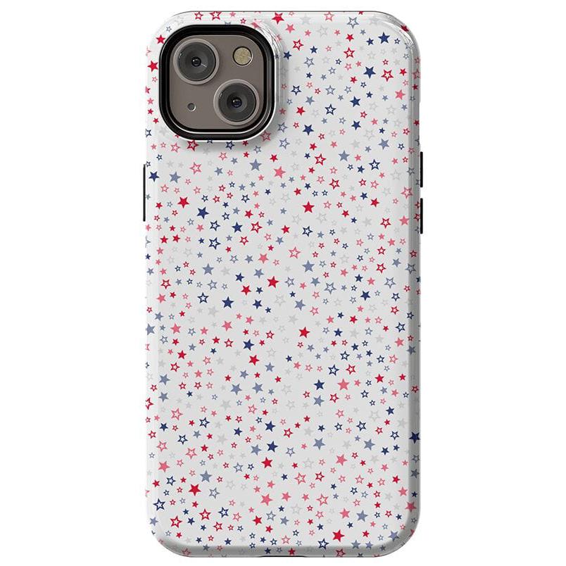 "Seeing Stars | Red, White & Blue Case Phone Case Casetry Essential + MagSafe® iPhone 14 Plus"
